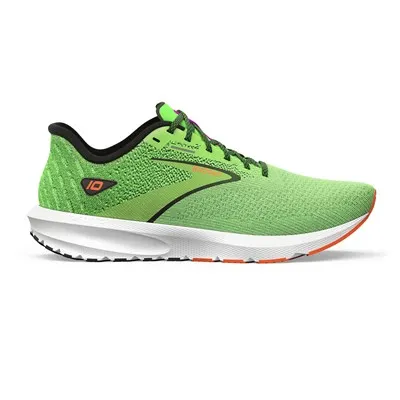 Brooks Men s Launch 10 Green Gecko Red Orange White